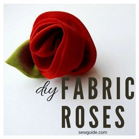 fabric rose tutorial|pretty crafts with cloth roses.